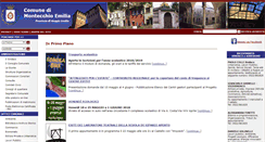 Desktop Screenshot of comune.montecchio-emilia.re.it
