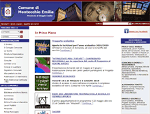 Tablet Screenshot of comune.montecchio-emilia.re.it